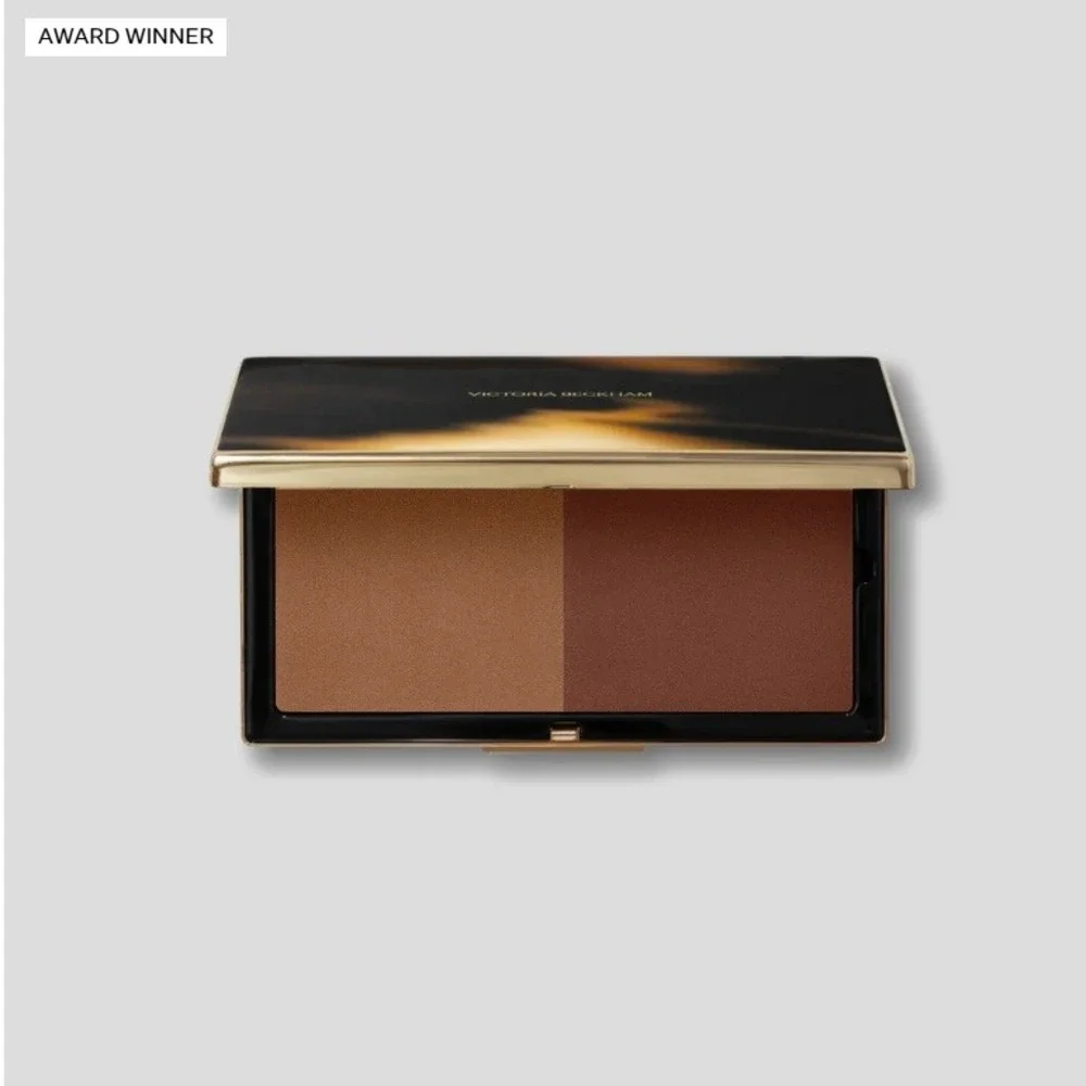 Victoria Beckham Matte Bronzing Brick 05 Terracotta Tawny Duo Contour Powder New